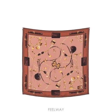 26FW 끌로에 머플러 스카프 CH26ATC02TWI 2ZA MULTICOLOR BROWN 1
