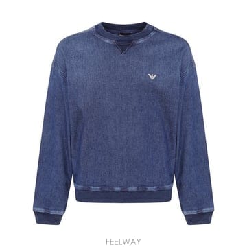 Armani 26FW �������� �Ƹ����� ���� Ƽ���� EM006614 AF27722 MB001 BLUE DENIM26FW �������� �Ƹ����� ���� Ƽ���� EM006614 AF27722 MB