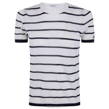 Max Mara 26SS �������� ������ 2611361048600 006 IVORY BLUE STRIPES26SS �������� ������ 2611361048600 006 IVORY BLUE STRI