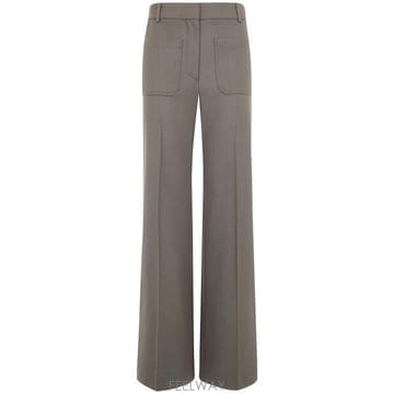 26FW 빅토리아 베컴 플레어 팬츠 1426WTR005115D 9990 MARSH GREEN