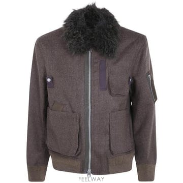 26FW 사카이 자켓 26 04081M 601 BROWN