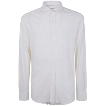 26SS 브루넬로 쿠치넬리 멜란지 저지 셔츠 MR8276686 C044 PANAMA