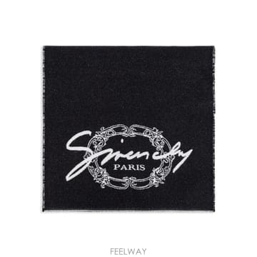 지방시 머플러 스카프 BLACK WHITE