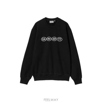 25SS 칼하트 WIP 스웨터 I034728 0D2 XX BLACK WHITE