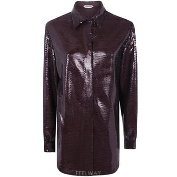 Alberta Ferretti 26FW �˺���Ÿ �䷹Ƽ ����콺 0220 6646 0104 BROWN26FW �˺���Ÿ �䷹Ƽ ����콺 0220 6646 0104 BROWN