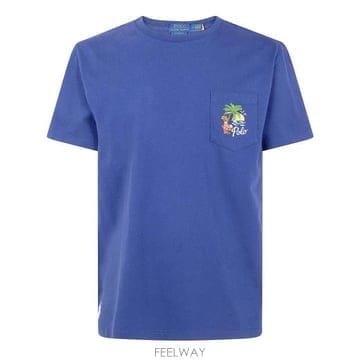26SS 폴로 랄프로렌 반팔 티셔츠 710 B14 586 001 DARK COBALT