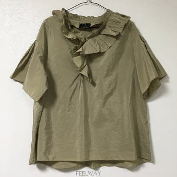 랑방 실크 새틴 블라우스 55