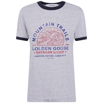 26FW 골든구스 탑 GWP02768 P002642 60717 60717 GREY MELANGE NAVY
