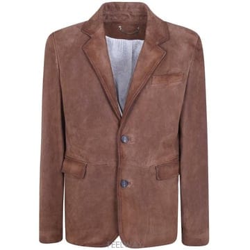 26FW 골든구스 가죽 자켓 GMP02785 P002658 55816 55816 CAMBRIDGE BROWN