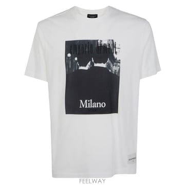 26SS 엠포리오 아르마니 반팔 티셔츠 EM004751 AF23082 F0041 WHITE ICON 1