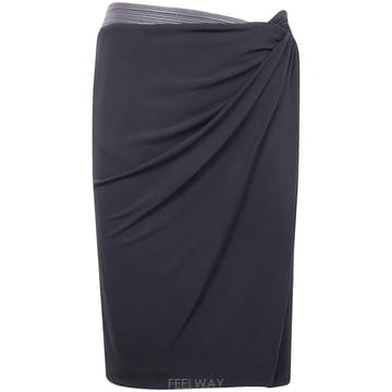 25FW 베르사체 미디 스커트 1021989 1A14475 1B000 BLACK