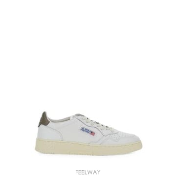 26FW 오트리 메달리스트 로우 스니커즈 AULM LL28 LEAT WHITE CHOCO