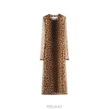 26SS 스포트막스 미디 원피스 2612621072600 001 LEOPARD