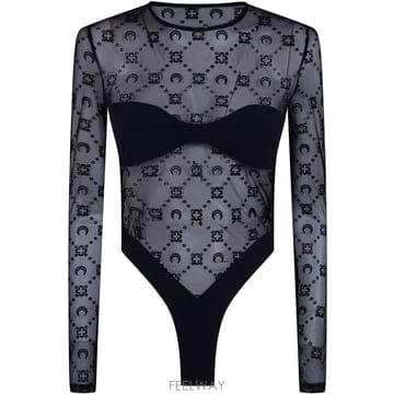 Marine Serre 26SS �������� �ٵ��Ʈ Ƽ���� WTO474ACJER0005 BK99 BLACK26SS �������� �ٵ��Ʈ Ƽ���� WTO474ACJER0005 BK99 BLA