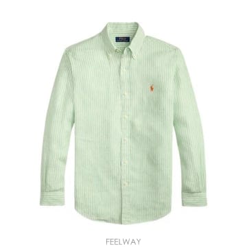 Ralph Lauren 26SS ���� �����η� ���� ���� 710 B15 594 007 ESSEX GREEN WHITE26SS ���� �����η� ���� ���� 710 B15 594 007 ESSEX GRE