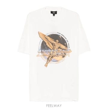 26SS 리프레젠트 반팔 티셔츠 MLM100823 FLAT WHITE