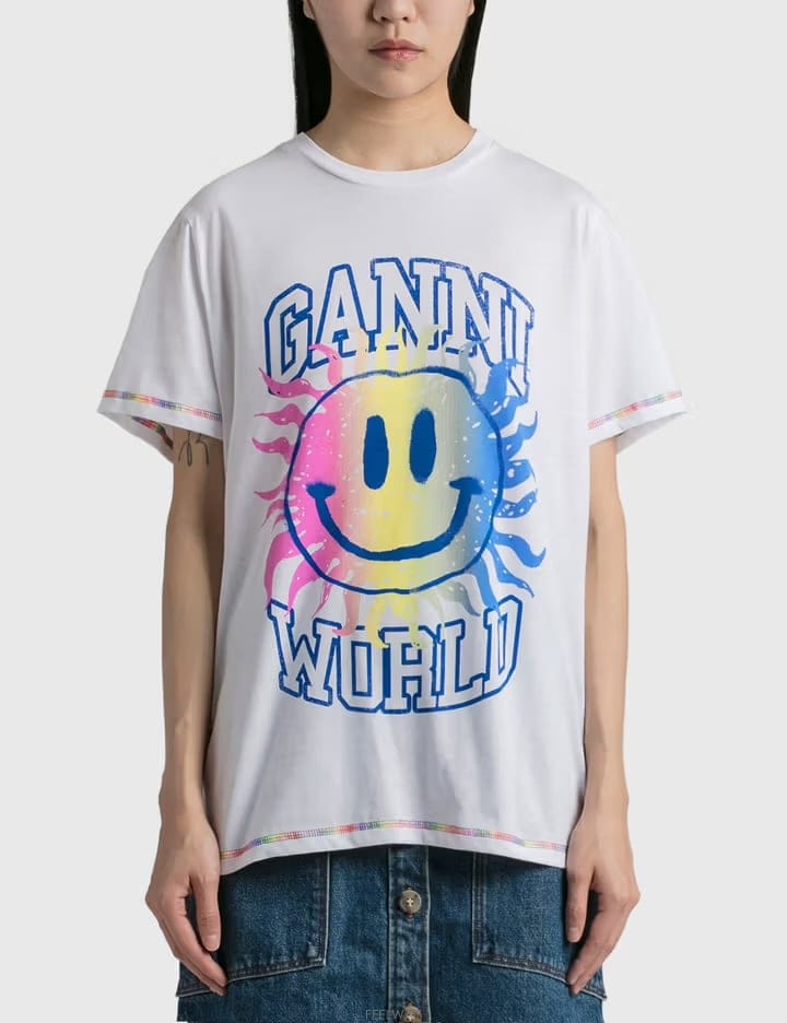 GANNI GANNI ���� �����ϸ� ���� Ƽ���� xsGANNI ���� �����ϸ� ���� Ƽ���� xs