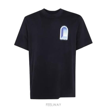 26FW 카사블랑카 반팔 티셔츠 M PF26 JTS 001 15 BLACK