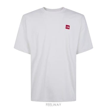 26SS 노스페이스 반팔 티셔츠 NF0A8EG5 QLI1 WHITE DUNE