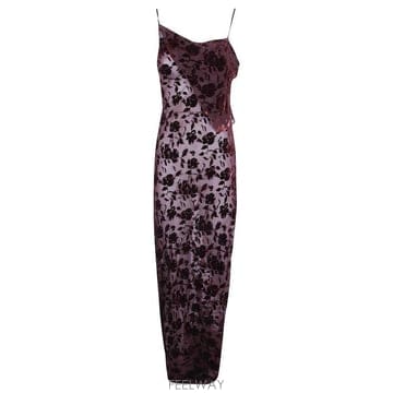 26FW 앤 드뮐미스터 롱 원피스 B0012276 FA749 378 CRIMSON