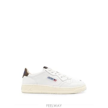26FW 오트리 메달리스트 로우 스니커즈 AULM HJ03 LEAT SUEDE COLLEGE WHITE CH