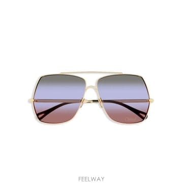 26SS 끌로에 선글라스 CH0278S 098 007 GOLD GRAD GREEN BLUE RUST