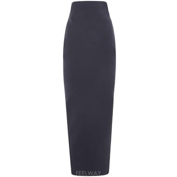 26FW 릭 오웬스 롱 스커트 RP02F5364 WST 09 BLACK