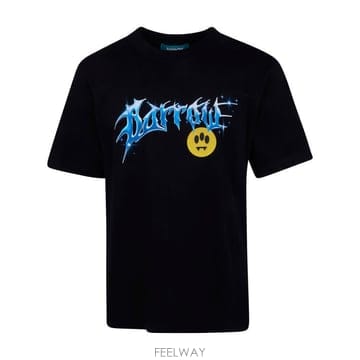 26SS 바로우 반팔 티셔츠 S6BWUATH025 110 BLACK