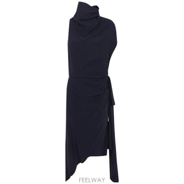 26FW 누메로벤투노 미디 원피스 H111 5424 9000 BLACK