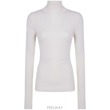 25FW 파투 터틀넥 KN2758040 097C SNOWBERRY WHITE
