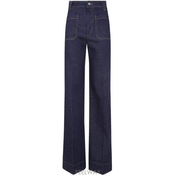 26FW 빅토리아 베컴 데님 팬츠 1226DJE007252HR 8221 INDIGO RISE
