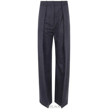 26FW 빅토리아 베컴 스트레이트 팬츠 1226WTR002857Q 9891 DARK GREY MELANGE