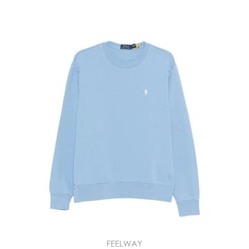 26SS 폴로 랄프로렌 포니 로고 레귤러 핏 스웨트셔츠 710 916 689 500 BRISTOL BLUE