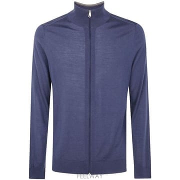 26FW 폴 스미스 집업 니트 M1R 972Z W03154 43 GREYISH BLUE