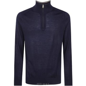 26FW 폴 스미스 집업 니트 M1R 971Z W03154 49 VERY DARK NAVY
