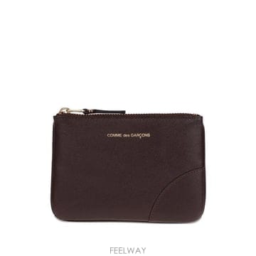 26FW 꼼데가르송 클래식 레더 라인 파우치 SA8100 099 801 BROWN
