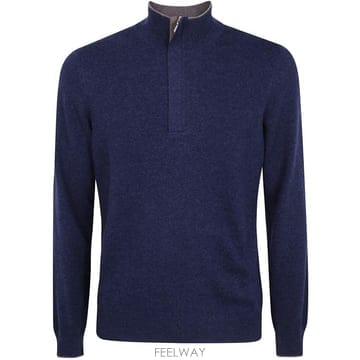 26FW 그랑싸쏘 집업 니트 55107 19674 589 BLUE