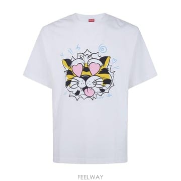 26SS 겐조 Wild Tiger 오버사이즈 티셔츠 FG55TS4034SG