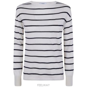 26SS 막스마라 스웨터 2611361038600 006 IVORY BLUE STRIPES