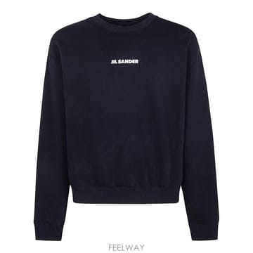 26SS 질샌더 긴팔 티셔츠 J22GU0148 J20128 001 BLACK