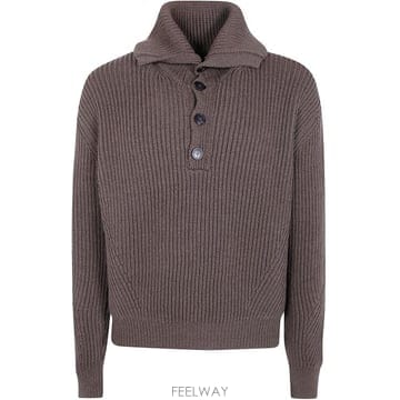 26FW 드리스 반 노튼 스웨터 262 021238 4744 703 BROWN