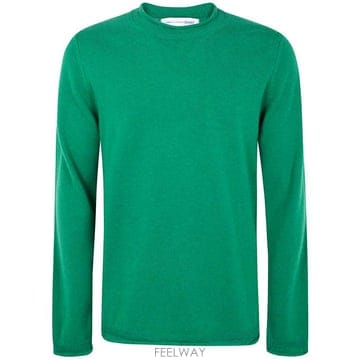 25FW 꼼데가르송 라운드 넥 울 스웨터 FP N007 2 GREEN
