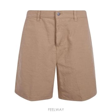 26SS 칼하트 WIP 월터 싱글 니 쇼츠 I036491 07EGD 07EGD DUSTY H BROWN GA