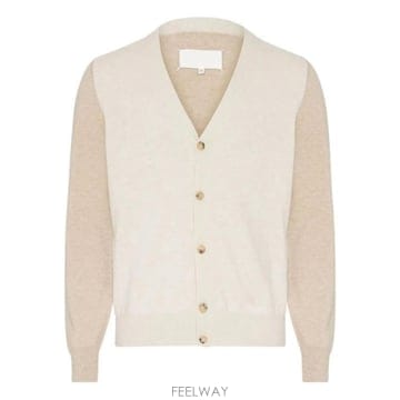25FW 마르지엘라 V넥 가디건 S67HP0034 M13177 003F BEIGE CAMEL