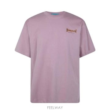 26SS 바로우 반팔 티셔츠 S6BWUATH097 963 SMOKE PINK
