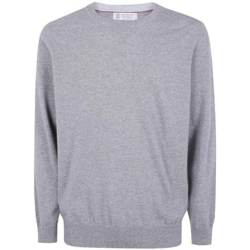 26FW 브루넬로 쿠치넬리 캐시미어 니트 M2200100 099 COW55 GREY