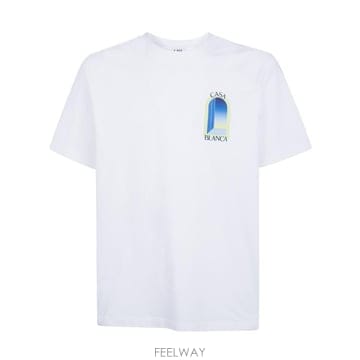 26SS 카사블랑카 반팔 티셔츠 M SS26 JTS 001 10 ARCHES WHITE