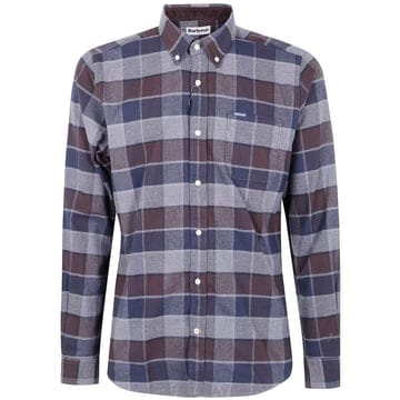 25FW 바버 긴팔 셔츠 MSH5057 MSH BR17 DARK OAK