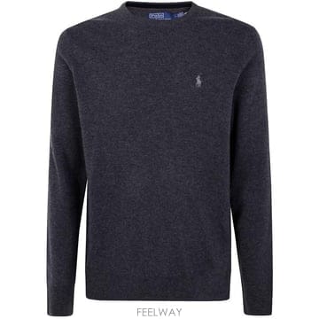 25FW 폴로 랄프로렌 스웨터 710 974 148 004 DARK CHARCOAL HEATHER