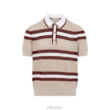 26SS 드리스 반 노튼 폴로 티셔츠 261 021218 3701 103 BEIGE